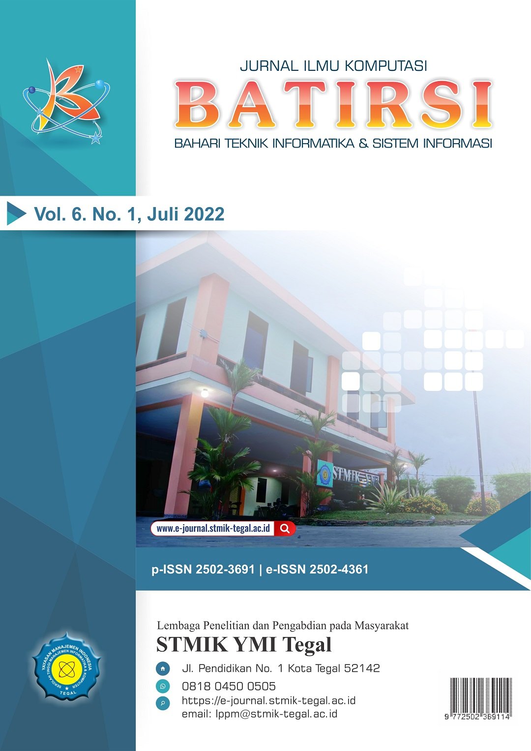 					Lihat Vol 6 No 1 (2022): Jurnal Bahari Teknik Informatika & Sistem Informasi
				