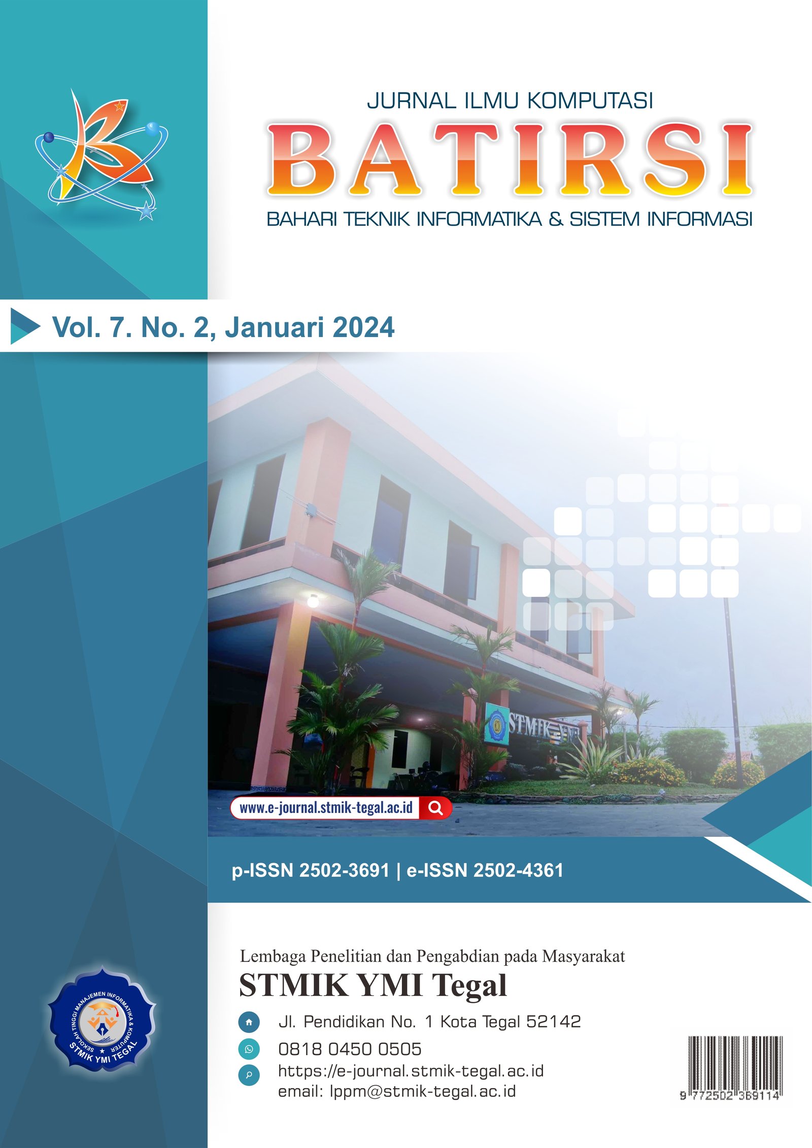 					Lihat Vol 7 No 2 (2024): Jurnal Bahari Teknik Informatika & Sistem Informasi
				